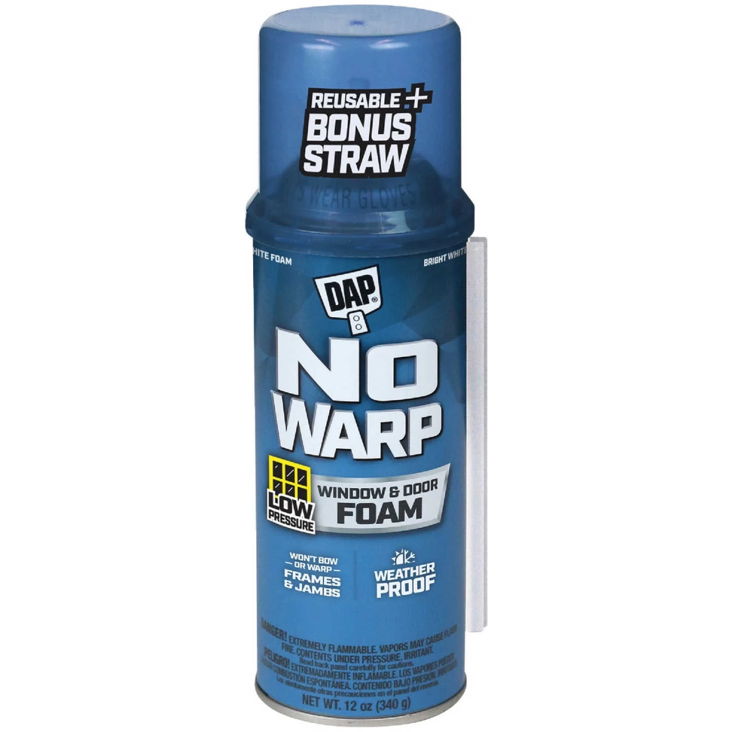 DAP No Warp 12 Oz. Window & Door Insulating Foam Sealant 3 DAP No Warp 12 Oz. Window & Door Insulating Foam Sealant
