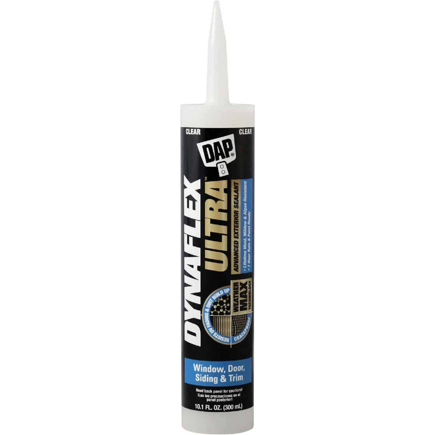 DAP DYNAFLEX ULTRA 10.1 Oz. Window, Door, Siding & Trim Sealant, Clear 3 DAP DYNAFLEX ULTRA 10.1 Oz. Window, Door, Siding & Trim Sealant, Clear