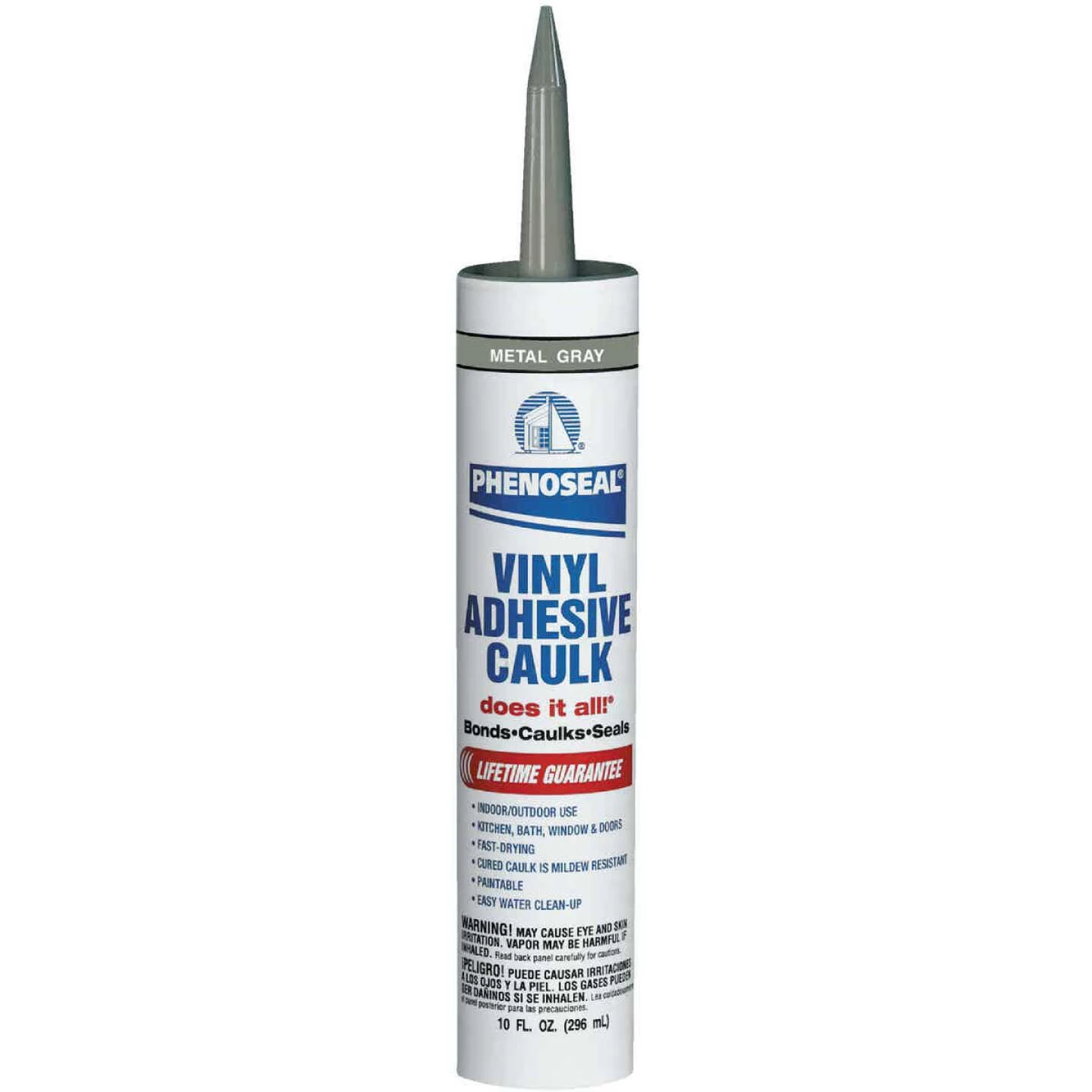 DAP Phenoseal 10 Oz. Metal Gray Vinyl Adhesive Caulk 3 DAP Phenoseal 10 Oz. Metal Gray Vinyl Adhesive Caulk