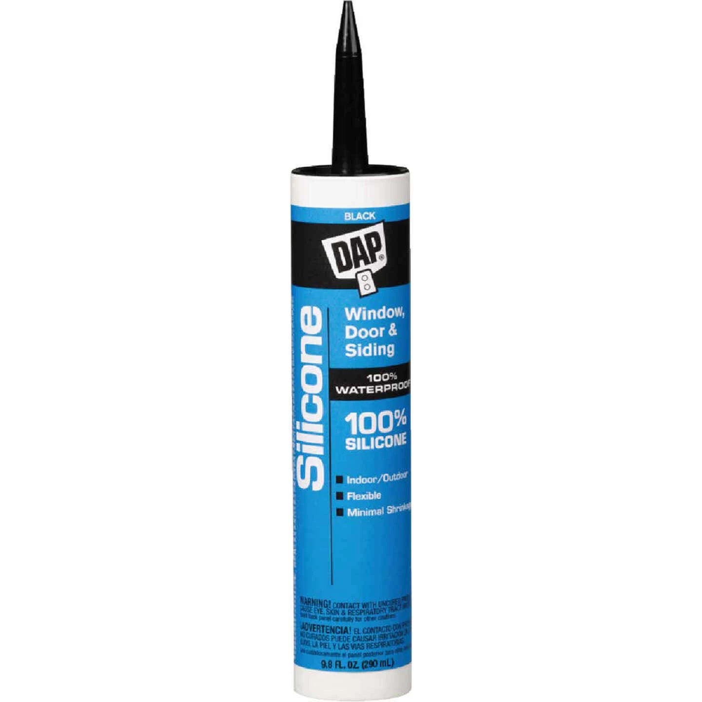 DAP 9.8 Oz. Window, Door & Siding Silicone Sealant, Black 3 DAP 9.8 Oz. Window, Door & Siding Silicone Sealant, Black