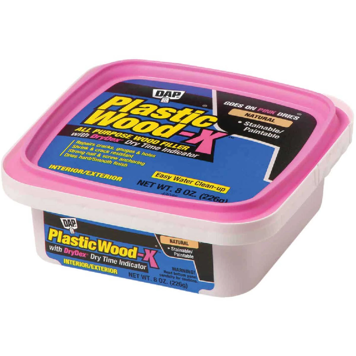 Dap Plastic Wood-X 8 Oz. All Purpose Wood Filler With DryDex Dry Time Indicator 3 Dap Plastic Wood-X 8 Oz. All Purpose Wood Filler With DryDex Dry Time Indicator