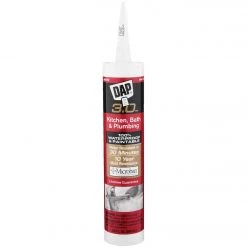 Dap 3.0 9 Oz. Gloss White Kitchen, Bath & Plumbing Caulk