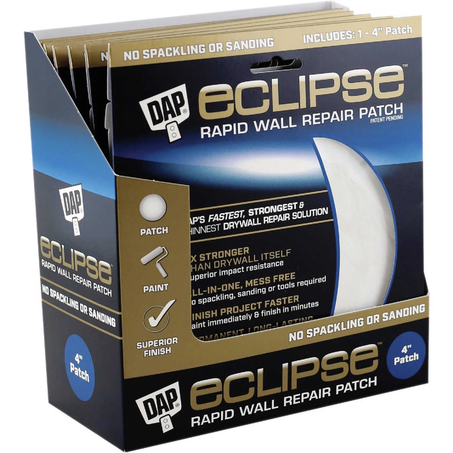 DAP Eclipse 4 In. Rapid Wall Repair Patch 5 DAP Eclipse 4 In. Rapid Wall Repair Patch - Image 3