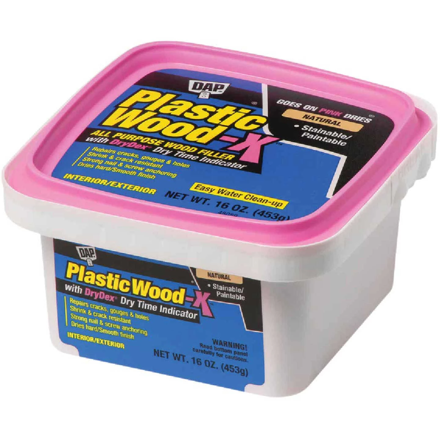Dap Plastic Wood-X 16 Oz. All Purpose Wood Filler With DryDex Dry Time Indicator 3 Dap Plastic Wood-X 16 Oz. All Purpose Wood Filler With DryDex Dry Time Indicator