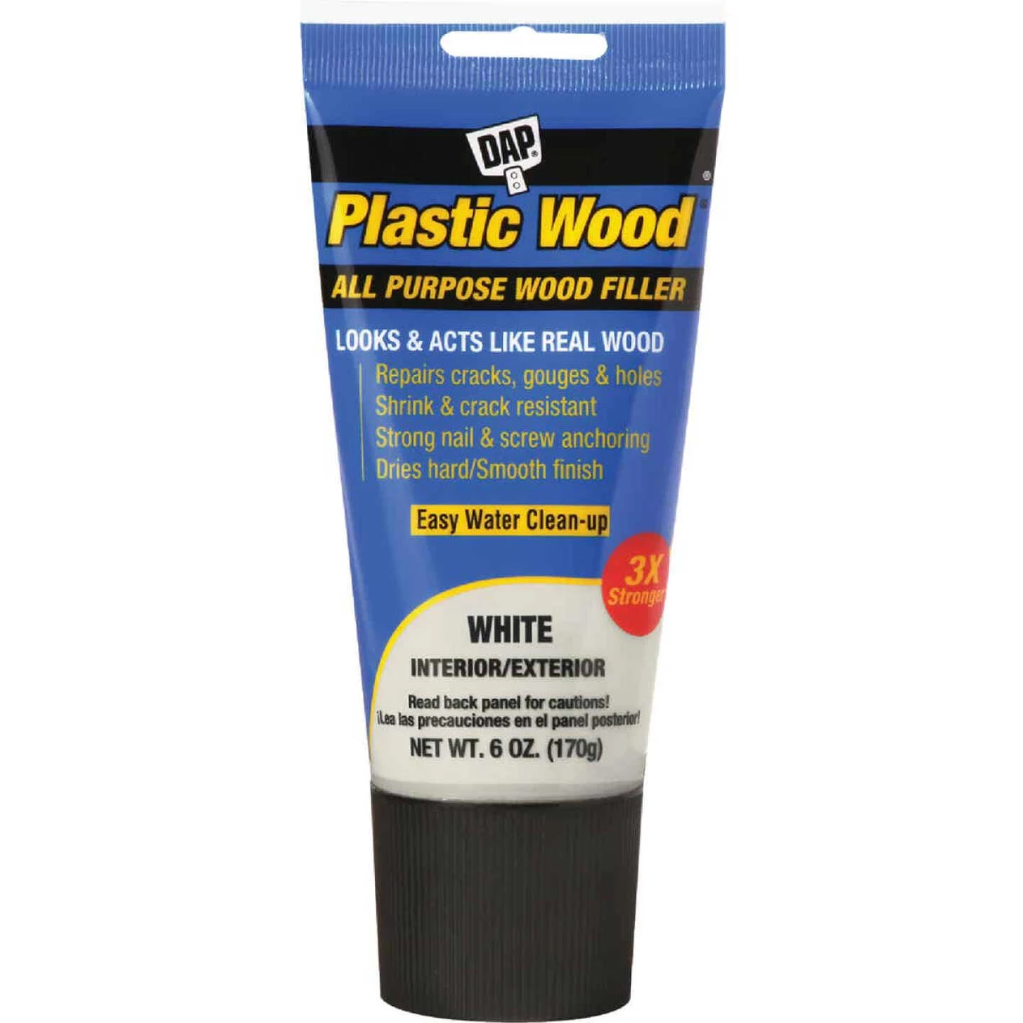 Dap Plastic Wood 6 Oz. White All Purpose Wood Filler 2 Dap Plastic Wood 6 Oz. White All Purpose Wood Filler